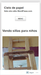 Mobile Screenshot of cielodepapel.wordpress.com