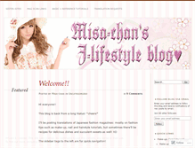 Tablet Screenshot of misachanlifestyle.wordpress.com