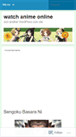 Mobile Screenshot of anim3online.wordpress.com