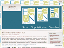 Tablet Screenshot of eganlaw.wordpress.com