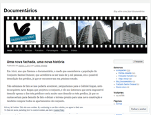 Tablet Screenshot of documentariossociais.wordpress.com