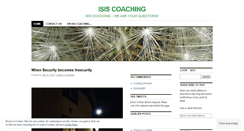 Desktop Screenshot of isiscoaching.wordpress.com