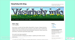 Desktop Screenshot of hodmezovasarhely.wordpress.com