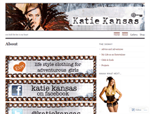 Tablet Screenshot of katiekansas.wordpress.com
