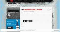 Desktop Screenshot of marcopotter.wordpress.com
