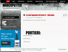 Tablet Screenshot of marcopotter.wordpress.com