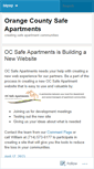 Mobile Screenshot of ocsafeapartments.wordpress.com