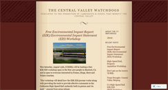 Desktop Screenshot of centralvalleywatchdogs.wordpress.com