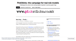 Desktop Screenshot of pinkstinks.wordpress.com