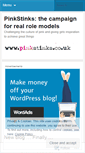 Mobile Screenshot of pinkstinks.wordpress.com
