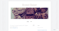 Desktop Screenshot of boredbaker.wordpress.com