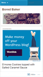 Mobile Screenshot of boredbaker.wordpress.com