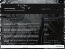 Tablet Screenshot of farheenali.wordpress.com