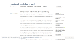 Desktop Screenshot of professionelebemoeial.wordpress.com