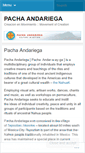 Mobile Screenshot of pachaandariega.wordpress.com