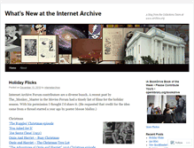 Tablet Screenshot of internetarchive.wordpress.com