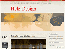 Tablet Screenshot of helzdesign.wordpress.com