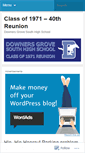 Mobile Screenshot of dgshs71.wordpress.com