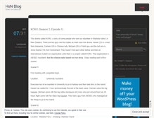Tablet Screenshot of hsn9.wordpress.com