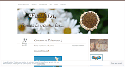 Desktop Screenshot of faith1st.wordpress.com