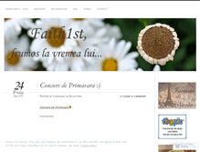 Tablet Screenshot of faith1st.wordpress.com