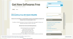 Desktop Screenshot of getsoftsfree.wordpress.com