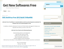 Tablet Screenshot of getsoftsfree.wordpress.com