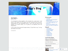 Tablet Screenshot of kkop.wordpress.com