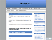 Tablet Screenshot of brpdeutsch.wordpress.com