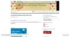 Desktop Screenshot of gooddealmama.wordpress.com