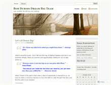 Tablet Screenshot of bobdubois.wordpress.com