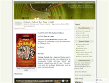 Tablet Screenshot of catholicfilmreview.wordpress.com