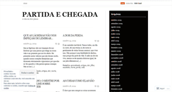 Desktop Screenshot of partidaechegada.wordpress.com