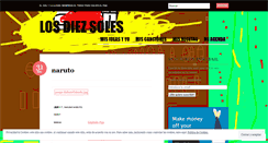 Desktop Screenshot of losdiezsoles.wordpress.com