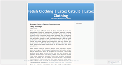 Desktop Screenshot of latexcatsuits.wordpress.com