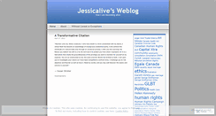 Desktop Screenshot of jessicalive.wordpress.com