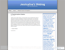 Tablet Screenshot of jessicalive.wordpress.com