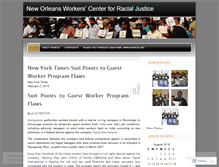 Tablet Screenshot of nolaworkerscenter.wordpress.com