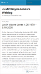 Mobile Screenshot of justinwaynejones.wordpress.com