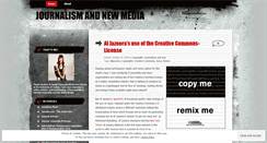 Desktop Screenshot of newmediajournalist.wordpress.com