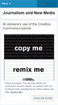 Mobile Screenshot of newmediajournalist.wordpress.com