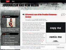 Tablet Screenshot of newmediajournalist.wordpress.com