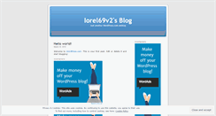 Desktop Screenshot of iorel69v2.wordpress.com