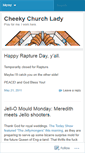 Mobile Screenshot of cheekychurchlady.wordpress.com