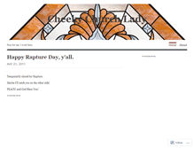 Tablet Screenshot of cheekychurchlady.wordpress.com