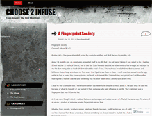 Tablet Screenshot of choose2infuse.wordpress.com
