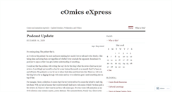 Desktop Screenshot of comicxpress.wordpress.com