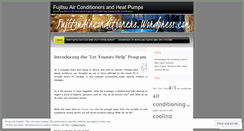Desktop Screenshot of fujitsuairconditioners.wordpress.com