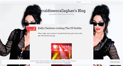 Desktop Screenshot of geraldineocallaghan.wordpress.com