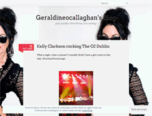Tablet Screenshot of geraldineocallaghan.wordpress.com
